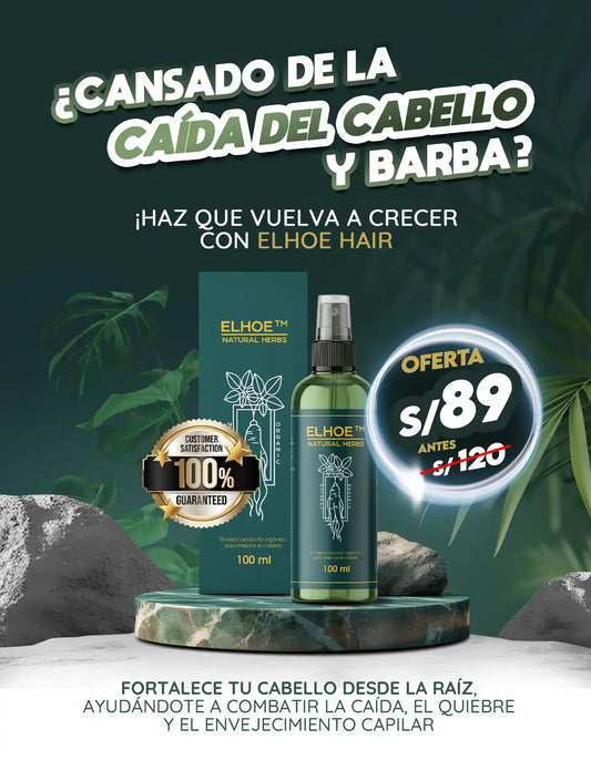 ELHOE HAIR™ - SUERO PARA EL CRECIMIENTO DEL CABELLO 🌿🧔